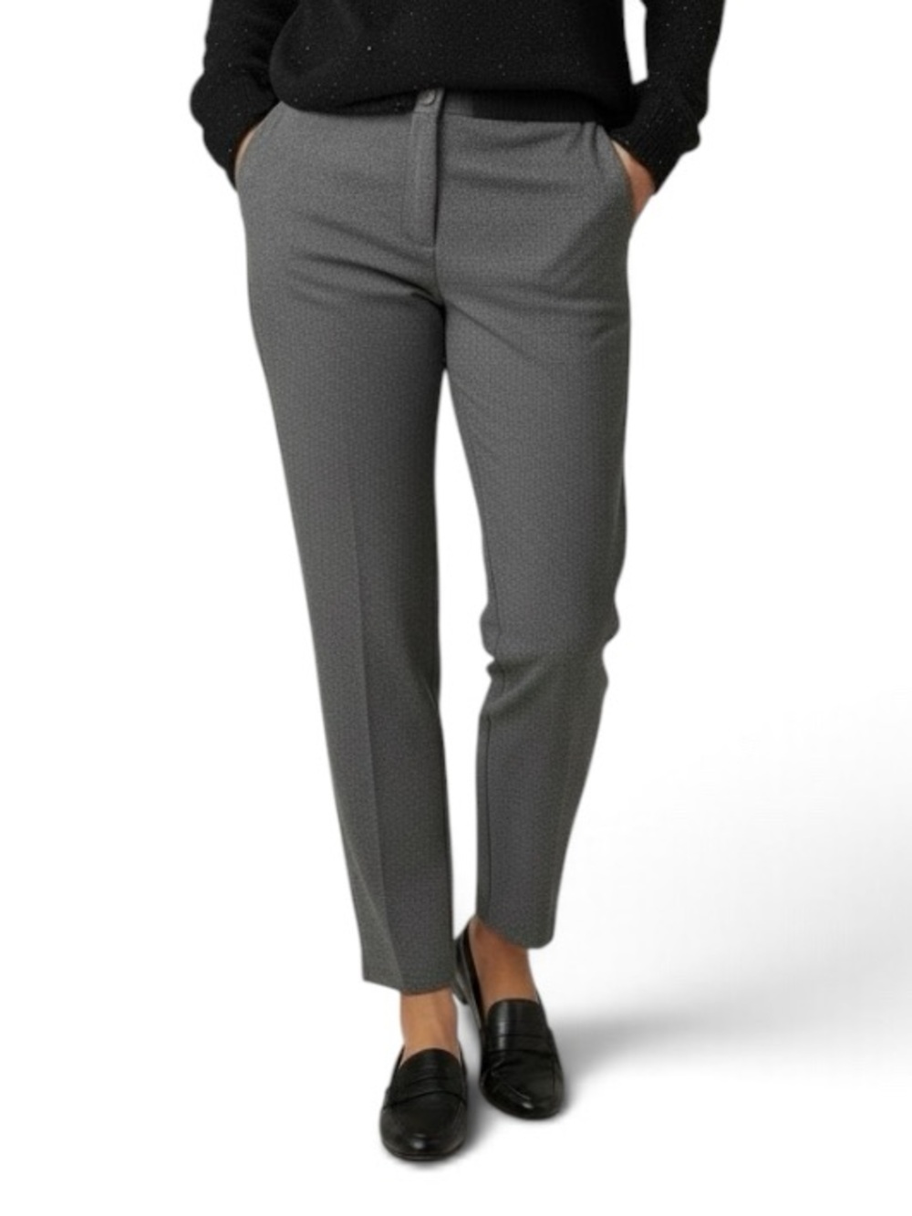 Talbots Women’s Heather Gray Skinny Ankle Pants, size 12